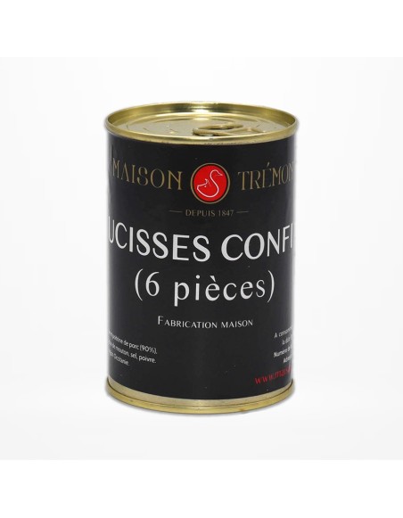 SAUCISSES CONFITES (6 PIÈCES) - 400 g