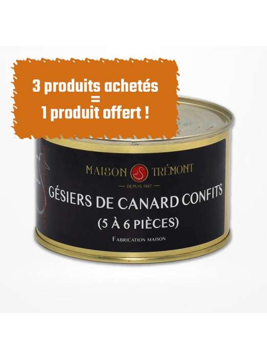 GESIERS DE CANARD CONFITS