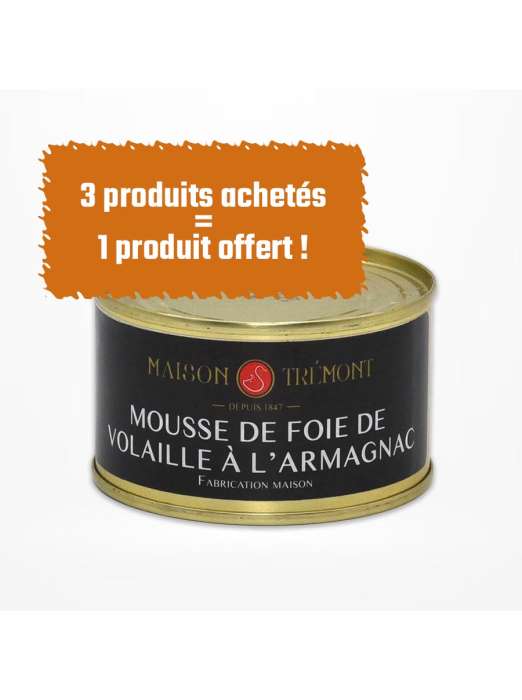 MOUSSE DE FOIE DE VOLAILLE À L’ARMAGNAC MOUSSE DE FOIE DE VOLAILLE À L’ARMAGNAC