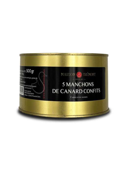 5 Manchons de canars confits  en conserve