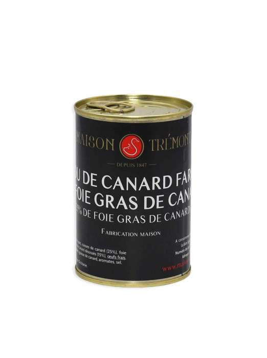 Cou de canard farci au foie gras - 400 g