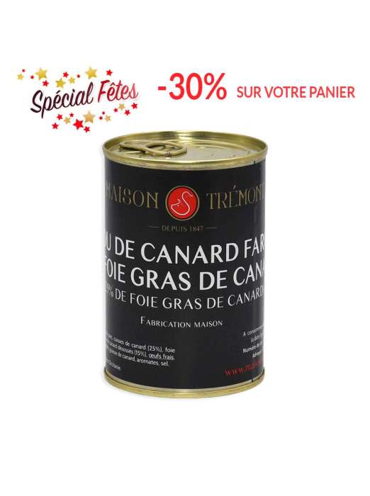 Cou de canard farci au foie gras - 400 g